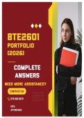BTE2601 PORTFOLIO 2026 - COMPLETE ANSWERS