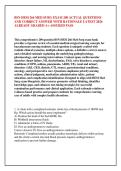 BSN HESI 266 MED SURG EXAM 200 ACTUAL QUESTIONS &NewLine;AND CORRECT ANSWER WITH RATIONALE LATEST 2026 &NewLine;ALREADY GRADED A&plus; ASSURED PASS