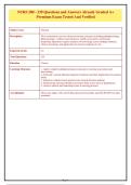 NURS 280 - 239 Questions and Answers Already Graded A&plus;&NewLine;Premium Exam Tested And Verified