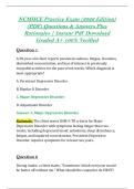 NCMHCE Practice Exam &lpar;2026 Edition&rpar;  &NewLine;&lpar;PDF&rpar; Questions & Answers Plus &NewLine;Rationales &vert; Instant Pdf Download  &NewLine;Graded A&plus; 100&percnt; Verified