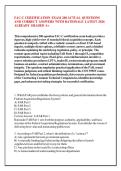 FAC-C CERTIFICATION EXAM 200 ACTUAL QUESTIONS &NewLine;AND CORRECT ANSWERS WITH RATIONALE LATEST 2026 &NewLine;ALREADY GRADED A&plus;