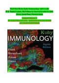 Test Bank For &lpar;Kuby Immunology with Covid-19 & Digital Update &rpar;8th Edition&comma; by Sharon Stranford &vert;&vert; Complete Chapters with Verified Questions And Answers A&plus; &comma; Newest 2026&vert;2027