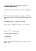 NTR 454 EXAM 1 STUDY GUIDE &vert; PRACTICE QUESTIONS & ANSWERS &vert; COMPREHENSIVE REVIEW 2026&sol;2027