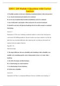 EDUC 210 Module 4 Questions with Correct&NewLine;Answers