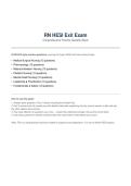 RN HESI Exit Exam &ndash; Comprehensive Practice Question Bank &ndash; NCLEX-Style Practice Questions with Detailed Rationales