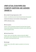 APMP ACTUAL EXAM PAPER 2026&NewLine;COMPLETE QUESTIONS AND ANSWERS&NewLine;GRADED A&plus;