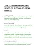 APMP COMPREHENSIVE ASSESSMENT&NewLine;2026 SOLVED QUESTIONS SOLUTIONS&NewLine;GRADED A&plus;&NewLine;