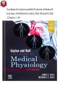 TEST BANK FOR GUYTON AND HALL TEXTBOOK OF MEDICAL PHYSIOLOGY 14TH EDITION BY JOHN E&period; HALL Guyton And Hall Textbook Of Medical Physiology 14th Edition Test Bank &lpar;Complete Chapters 1-85&rpar; Updated Version 2023
