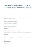 FLORIDA COSMETOLOGY CLINICAL  EXAM PACKAGE DEAL 2026