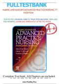 Test Bank For Hamric and Hansons Advanced Practice Nursing An Integrative Approach&comma; 7th Edition &lpar;Tracy&comma; 2023&rpar;&comma; Chapter 1-23 &vert; 9780323777117 &vert; All Chapters with Answers and Rationals