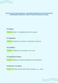 APPLIED STATISTICS AND PROBABILITY FOR ENGINEERS ENHANCED ETEXT SEVENTH EDITION&NewLine;COMPREHENSIVE EXAM SCRIPT COMPLETE QUESTIONS VERIFIED SOLUTIONS