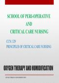 Oxygen Therapy and Humidification &ndash; Complete Critical Care Nursing Guide &vert; Delivery Methods & Devices &vert; Verified Q&A &vert; Latest 2026 Update &vert; Graded A&plus;