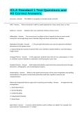 ICLA Standard 1 Test Questions and All Correct Answers&period;