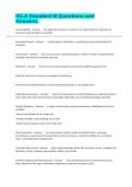 ICLA Standard III Questions and Answers&period;