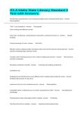 ICLA-Idaho State Literacy Standard 2 Test with Answers&period;