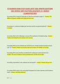 ETS BUSINESS EXAM STUDY GUIDE LATEST 2026 UPDATED QUESTIONS &NewLine;AND VERIFIED 100&percnt; SOLUTIONS &lpar;2026&sol;2027&rpar; &vert;A&plus; GRADED &NewLine;&vert;GUARANTEED PASS 