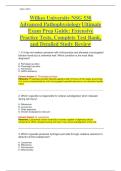 Wilkes University NSG 530 &NewLine;Advanced Pathophysiology Ultimate Exam Prep Guide&colon; Extensive &NewLine;Practice Tests&comma; Complete Test Bank&comma; and Detailed Study Review &NewLine;