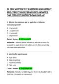 California DMV Written Test Practice Questions and Correct Answers &vert; Driver License Exam Prep