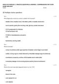 NURS 5433 MODULE 4 &vert; PRACTICE QUESTIONS & ANSWERS &vert; COMPREHENSIVE FNP STUDY GUIDE 2026&sol;2027