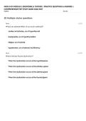 NURS 5433 MODULE 5 ENDOCRINE & THYROID &vert; PRACTICE QUESTIONS & ANSWERS &vert; COMPREHENSIVE FNP STUDY GUIDE 2026&sol;2027