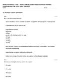 NURS 5433 MODULE 6 MSK &vert; MUSCULOSKELETAL PRACTICE QUESTIONS & ANSWERS &vert; COMPREHENSIVE FNP STUDY GUIDE 2026&sol;2027