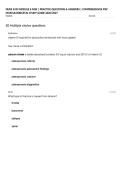 NURS 5433 MODULE 6 MSK &vert; PRACTICE QUESTIONS & ANSWERS &vert; COMPREHENSIVE FNP MUSCULOSKELETAL STUDY GUIDE 2026&sol;2027