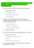 BSN HESI 315 Pharmacology Exam V1 &ndash; 2026&sol;2027 Actual &NewLine;Questions with Revised Answers&comma; 100&percnt; Verified -&NewLine;Nightingale College