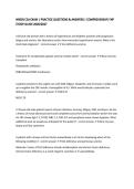 NR603 CEA EXAM &vert; PRACTICE QUESTIONS & ANSWERS &vert; COMPREHENSIVE FNP STUDY GUIDE 2026&sol;2027