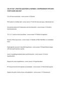 CEA 547&sol;667 &vert; PRACTICE QUESTIONS & ANSWERS &vert; COMPREHENSIVE FNP EXAM STUDY GUIDE 2026&sol;2027