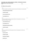 NR 565 WEEK 1 QUIZ &vert; PRACTICE QUESTIONS & ANSWERS &vert; COMPREHENSIVE ADVANCED PHARMACOLOGY STUDY GUIDE 2026&sol;2027