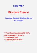 Biochemistry Exam 2 Study Guide 2026&ndash;2027 &vert; Chapters 4&ndash;6 Review&comma; Practice Questions & Exam Prep