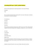 Accounting 406 Exam 2 &vert;&vert; 100&percnt; Verified Solutions&period;