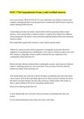 PSYC 7710 Comprehensive Exam &vert;&vert; with Certified Answers&period;