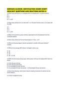 SERVSAFE ALCOHOL CERTIFICATION EXAMS SCRIPT 2026&period;pdf