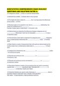 BIOSTATISTICS COMPREHENSIVE EXAM 2026&period;pdf