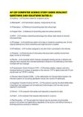 AP CSP COMPUTER SCIENCE STUDY GUIDE 2026&period;pdf