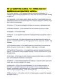 AP CSP COMPUTER SCIENCE TEST PAPER 2026&period;pdf