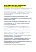 AP CSP COMPUTER SCIENCE EXAMS 2026&period;pdf