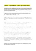 University of Edinburgh LIBF- Unit 3 &vert;&vert; 100&percnt; Detailed Answers&period;