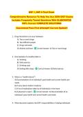 DSP 1&comma; DSP 2 Final Exam  &NewLine;Comprehensive Resource To Help You Ace 2026-2027 Exams &NewLine;Includes Frequently Tested Questions With ELABORATED &NewLine;100&percnt; Correct COMPLETE SOLUTIONS &NewLine;Guaranteed Pass First Attempt&excl;&excl; Current Update&excl;&excl;