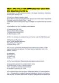 DEVICE RAC EVALUATION EXAM 2026&period;pdf&NewLine;&NewLine;1&period; Document information