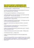REAL ESTATE CONTRACTS COMPREHENSIVE EXAM 2026&period;pdf
