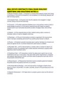 REAL ESTATE CONTRACTS FINAL EXAM 2026&period;pdf