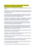 REAL ESTATE CONTRACTS EXAMS SCRIPT 2026&period;pdf