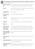 AP Psychology Unit 5 Mental and Physical Health Study Guide 2026 &vert; Psychology Concepts Review