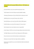 NUR 634 Physical Assessment Midterm Review &vert;&vert; All Solutions are Accurate&period;