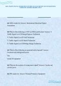 IMSA TRAFFIC SIGNAL SENIOR FIELD TECHNICIAN EXAM REVIEW SOLVED QUESTIONS&NewLine;COMPLETE ANSWERS GRADED A PLUS