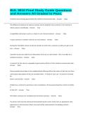 BUL 5810 Final Study Guide Questions and Answers All Graded to Pass&period;