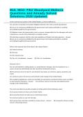 BUL 5810 -FSU Woodyard Midterm Questions and Already Solved Solutions 2026 Updated&period;