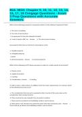 BUL 5810&colon; Chapter 9&comma; 10&comma; 11&comma; 12&comma; 13&comma; 14&comma; 15&comma; 17&comma; 18 Cengage Questions - Exam 3 Prep Questions with Accurate Answers&period;